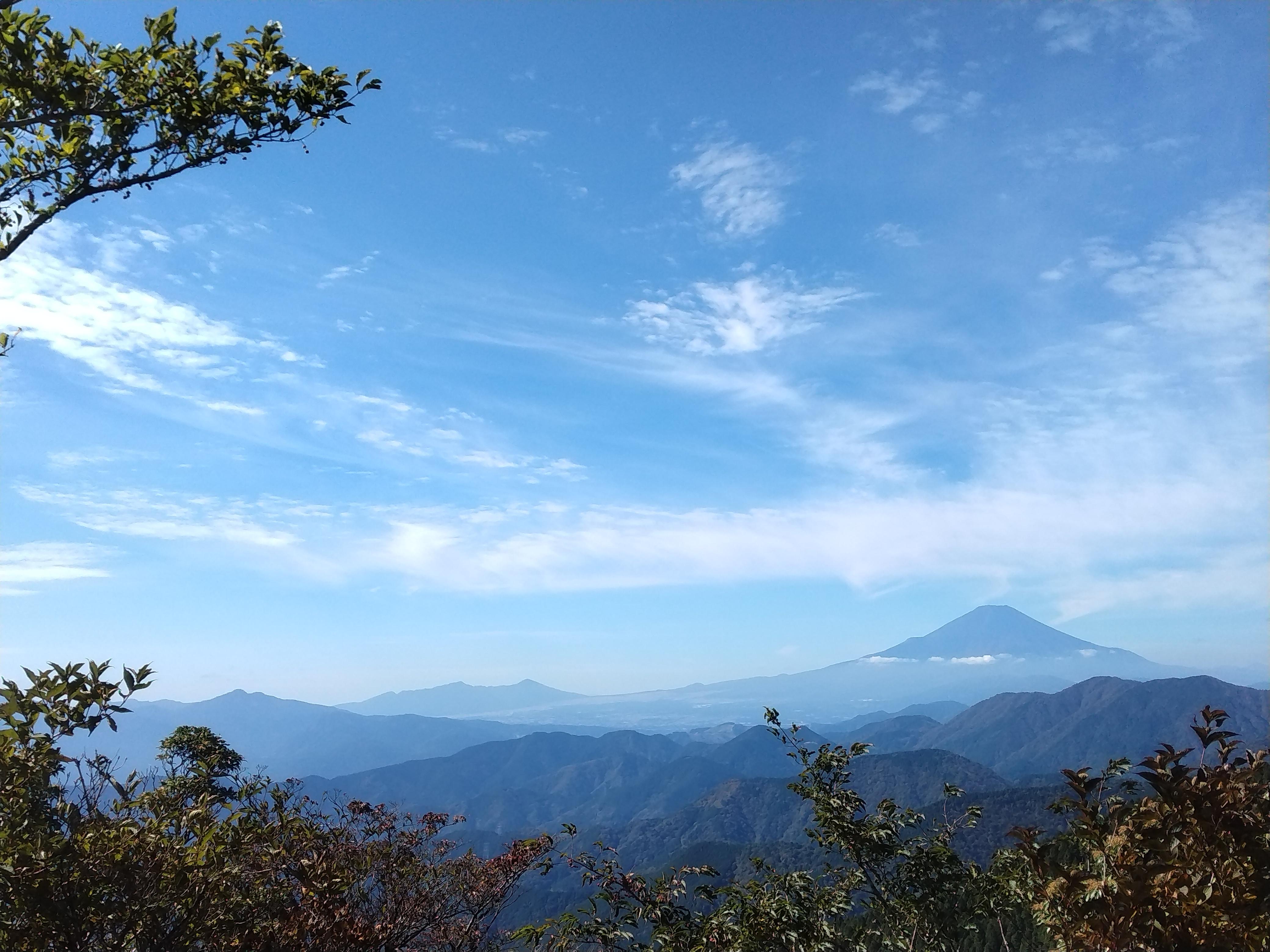 二の塔からの富士山